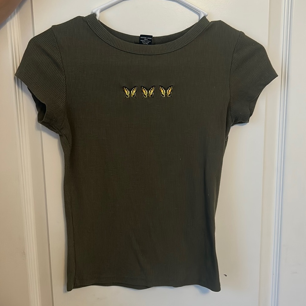Dark green,Butterfly shirt 🦋